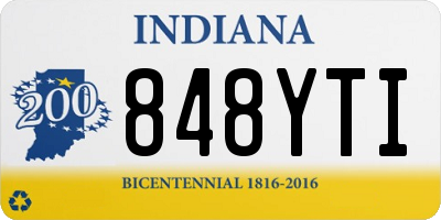IN license plate 848YTI