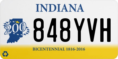IN license plate 848YVH