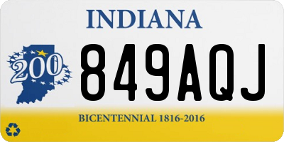 IN license plate 849AQJ