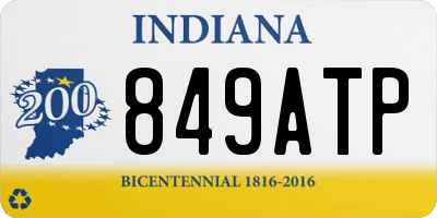 IN license plate 849ATP