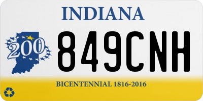 IN license plate 849CNH