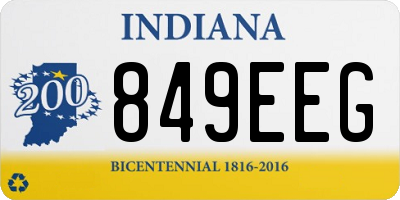 IN license plate 849EEG