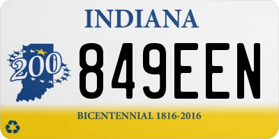 IN license plate 849EEN