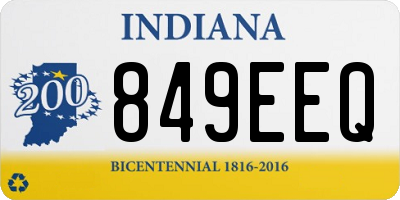 IN license plate 849EEQ