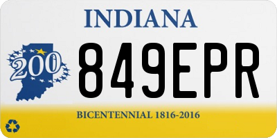 IN license plate 849EPR