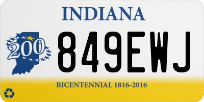 IN license plate 849EWJ