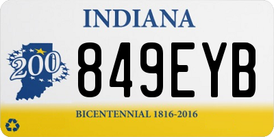IN license plate 849EYB