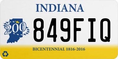 IN license plate 849FIQ