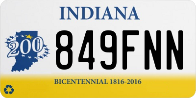 IN license plate 849FNN
