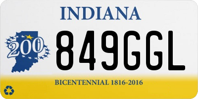 IN license plate 849GGL