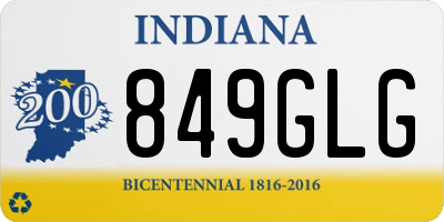 IN license plate 849GLG