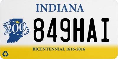 IN license plate 849HAI