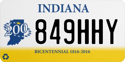 IN license plate 849HHY