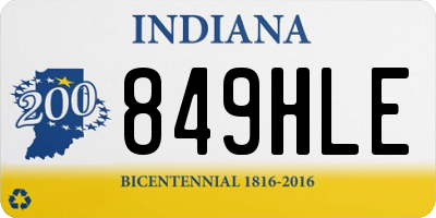 IN license plate 849HLE