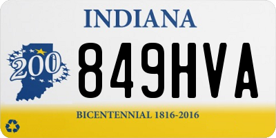 IN license plate 849HVA