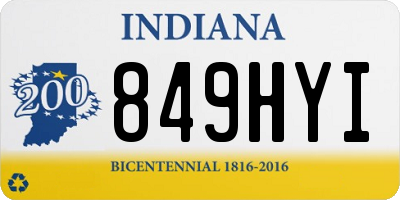IN license plate 849HYI