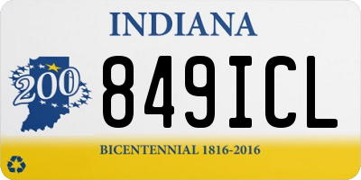 IN license plate 849ICL