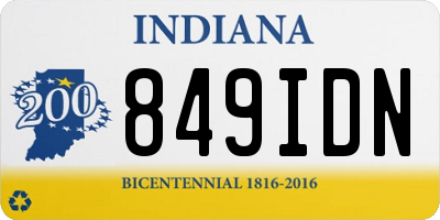 IN license plate 849IDN