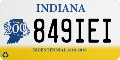 IN license plate 849IEI