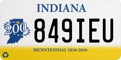 IN license plate 849IEU