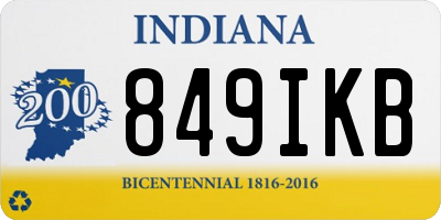 IN license plate 849IKB