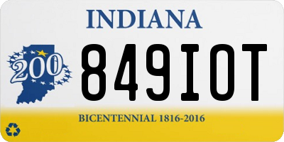 IN license plate 849IOT