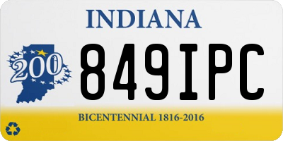 IN license plate 849IPC