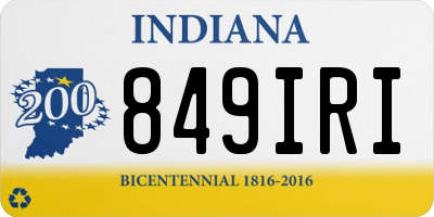 IN license plate 849IRI