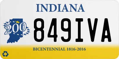 IN license plate 849IVA
