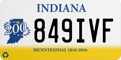 IN license plate 849IVF