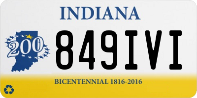 IN license plate 849IVI