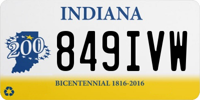 IN license plate 849IVW