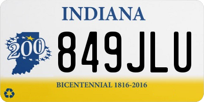 IN license plate 849JLU
