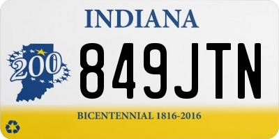 IN license plate 849JTN