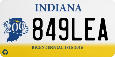 IN license plate 849LEA