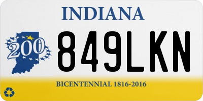 IN license plate 849LKN