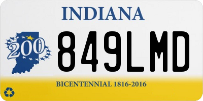 IN license plate 849LMD