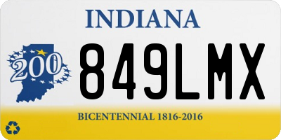 IN license plate 849LMX