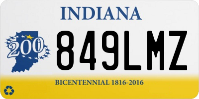 IN license plate 849LMZ