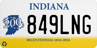 IN license plate 849LNG
