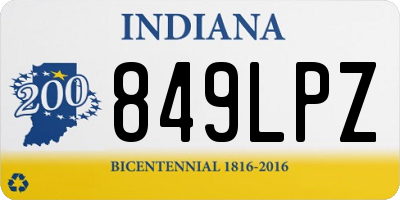 IN license plate 849LPZ