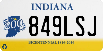 IN license plate 849LSJ