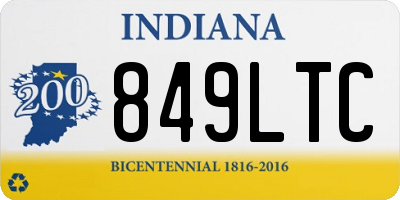 IN license plate 849LTC