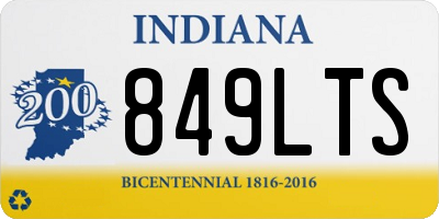 IN license plate 849LTS