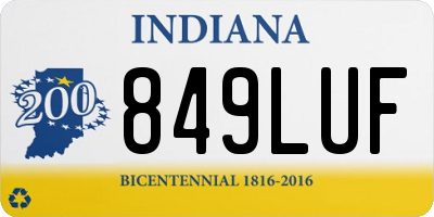 IN license plate 849LUF