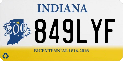 IN license plate 849LYF