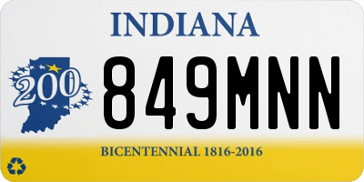 IN license plate 849MNN
