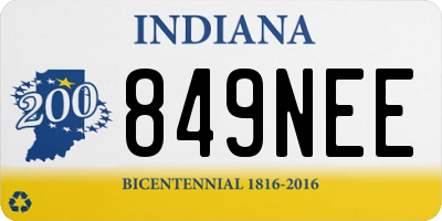 IN license plate 849NEE