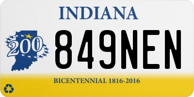 IN license plate 849NEN