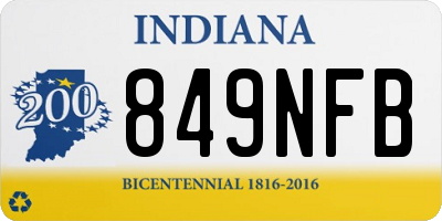 IN license plate 849NFB
